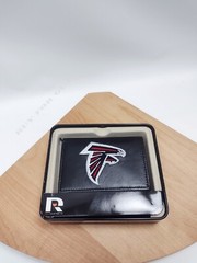 Atlanta Falcons NFL Team Logo Embroidered Leather TRIFOLD Wallet