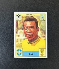 Pele 1990 Panini Sonric’s World Cup Story Sticker Brasil #38 Brazil (1994)