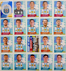 2026 Panini FIFA World Cup Stickers Argentina #ARG1-#ARG20 YOU PICK (Parallels)