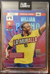 2026 Club Legacyz Icons Willian Pacho Comic Book Heroic Stopper 3/50