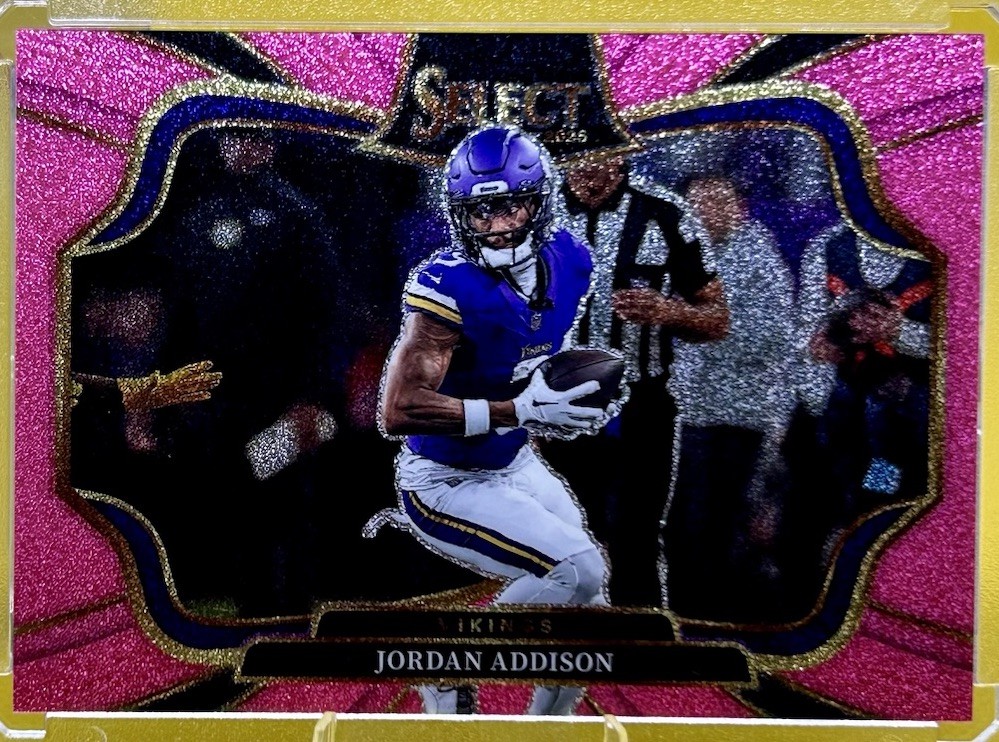 2025 Panini Select Jordan Addison Pink Glitter /15 SSP case hit