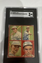 1935 Goudey 4-in-1 — R321 Frankie Frisch, Dizzy Dean, Chuck Klein #2A Chuck…