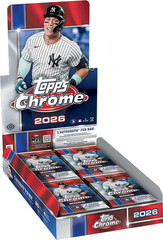 2026 Topps Chrome Baseball HOBBY PACK (4 Cards) PRE-ORDER