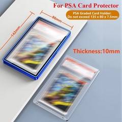 For PSA CGC BGS Graded Card Aluminum Slab Guard Box Bumper Metal Protector Case