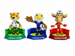 FIFA World Cup 2026 Official Mascot Figurine 6cm 3-Piece Set