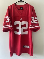 Vintage Adidas Nebraska Cornhuskers Football Jersey #32 Men’s Size L Red NCAA