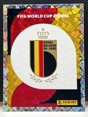 Panini FIFA World Cup 2026 Belgium BEL 1 Holo Foil Team Logo Sticker