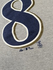 Milwaukee Brewers Jersey Shirt Mens 2XL Gray Majestic Y2K Ryan Braun MLB Retro