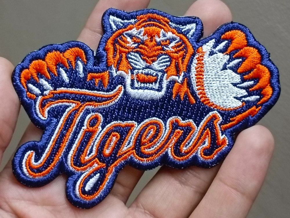Detroit Tigers MLB Baseball Team Logo Iron On Patch-Sew Patch-Embroidered Patch