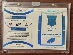 Devonta Smith Flawless NFL SHIELD Auto Patch Booklet 1/1 Eagles Super Bowl Champ