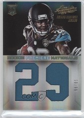 2013 Panini Absolute Jumbo Jersey Number 50/99 Denard Robinson Rookie RC 0f8