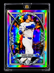 SHOHEI OHTANI STERLING SILVER REFRACTOR SP Insert Holo Rare Topps Chrome Dodgers