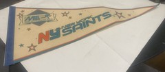 Vintage New York Saints Major Indoor Lacrosse League Pennant-Full Size