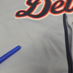 VTG Dontrelle Willis Detroit Tigers MLB Majestic Stitched Jersey Youth L US Made