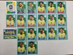 2026 Panini World Cup BRAZIL Stickers Complete Set BRA 1-20 Soccer US EDITION