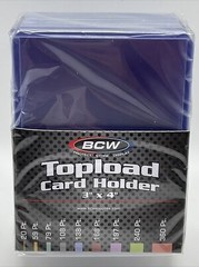 BCW 3X4 Toploaders PREMIUM 20pt Point 1 Pack of 25 for Standard Sized Cards