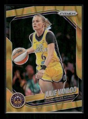 #112 — Julie Vanloo — 2025 Prizm WNBA — Gold Seismic /10 — Ebay Live