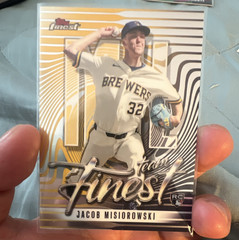 Topps 2026 Finest Team Finest Jacob Misiorowski RC #TF-24 Brewers Insert