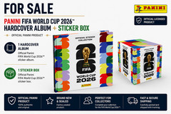 Panini World Cup 2026 FIFA HARDCOVER Album + 1 Box sealed SHIPS SAME DAY!