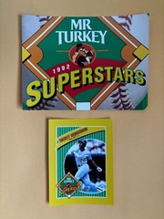 U Pick 1992 Mr. Turkey — Regular and Oversized promo — tough oddball food issue