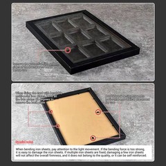 US Wall Mount Trading Card Display Frame 35pt UV Protection Magnetic Card Holder