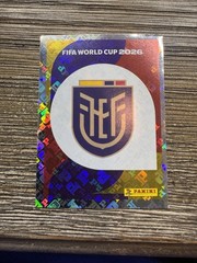 2026 Panini Fifa World Cup Sticker ECU 1 Holo Foil Ecuador