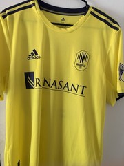 adidas Nashville SC 20/21 Zimmerman Home Authentic Men’s Jersey — Yellow, Size M