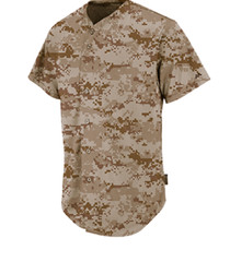 Majestic Camo Cool Base Full Button Baseball Jersey New Mens Sizes