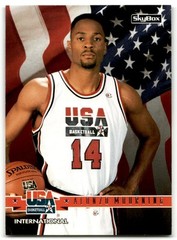 1994 SkyBox USA #1 Alonzo Mourning USA