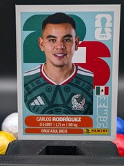 2026 Panini FIFA World Cup Soccer Sticker MEX 9 Carlos Rodriguez MEXICO TEAM