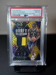 2023 Select Jarace Walker Draft Selections Memorabilia GOLD /10 PSA 8