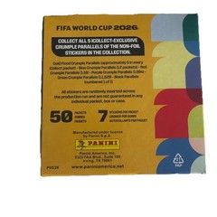 Panini FIFA World Cup 2026 Official Sticker 50-Pack Box Gold Limited 2026 HOT