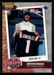 2023 Panini Instant Christian Gonzalez DRAFT NIGHT 1/722 SP Patriots #DN30 RC 🔥