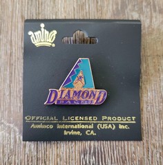 Vintage 1997 Arizona Diamondbacks Pin Retro Logo MLB Hat Lapel Pin Aminco