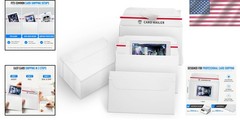 Professional Card Shipping Envelopes, 50-Pack, 7″ x 4.35″ for Toploaders