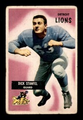 1955 Bowman #36 Dick Stanfel RC VG X3328769