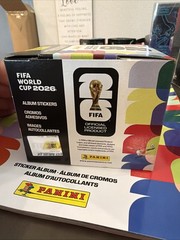 2026 PANINI FIFA WORLD CUP SOCCER 50-PACK STICKER BOX — US VERSION New/Sealed