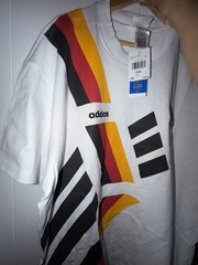adidas Germany DFB Tee 94 Soccer Shirt White/Black/Red/Yellow Size 2XL