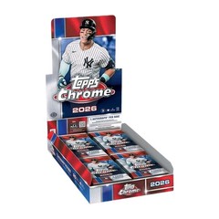 2026 Topps Chrome Baseball Jumbo Box Brand New Sealed Presale Cases Autographs