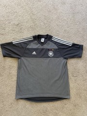 Vintage Adidas Germany 2002 Away Football Kit (XL)