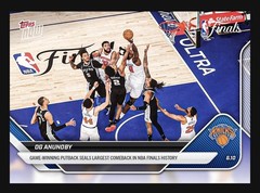 2025-26 NBA Topps Now #336 OG Anunoby New York Knicks NBA Finals — PRESALE🔥
