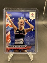 2024 TOPPS NOW OLYMPIC TEAM GB KEELY HODGKINSON WINS 800m GOLD Blue 60/99