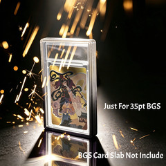 For BGS Slab 35pt Bumper Guard Gradient TPU Bumper PC Protector Graded Card Case