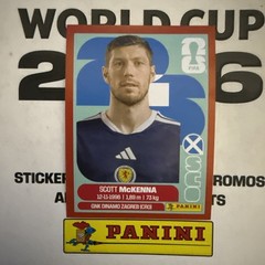 SCOTT McKENNA 2026 Panini FIFA World Cup Sticker #SCO7 RED BORDER Scotland