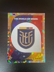 2026 Panini FIFA World Cup Sticker — Team Foil Logo — Ecuador ECU1