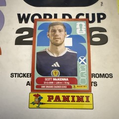 SCOTT McKENNA 2026 Panini FIFA World Cup Sticker #SCO7 RED BORDER Scotland