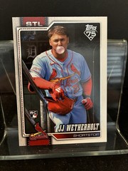 2026 Topps Baseball Complete Set JJ Wetherholt RC Short Print #698 Cardinals