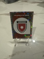 2026 Panini World Cup Sticker #JOR 1 Jordan Team Badge Logo Foil