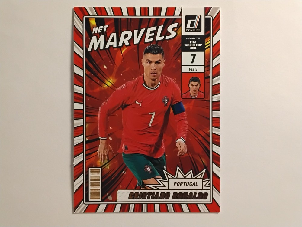 2025-26 Panini Donruss Road To FIFA World Cup Net Marvels #2 Cristiano Ronaldo