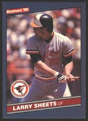 Larry Sheets #350 1986 Donruss Baltimore Orioles
